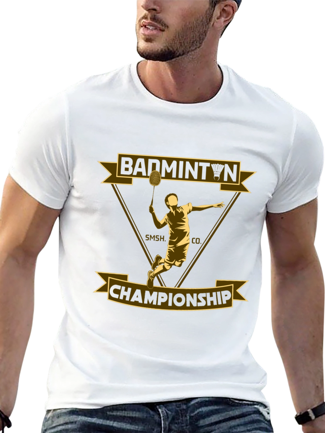 Badminton Championship Graphic T-Shirt