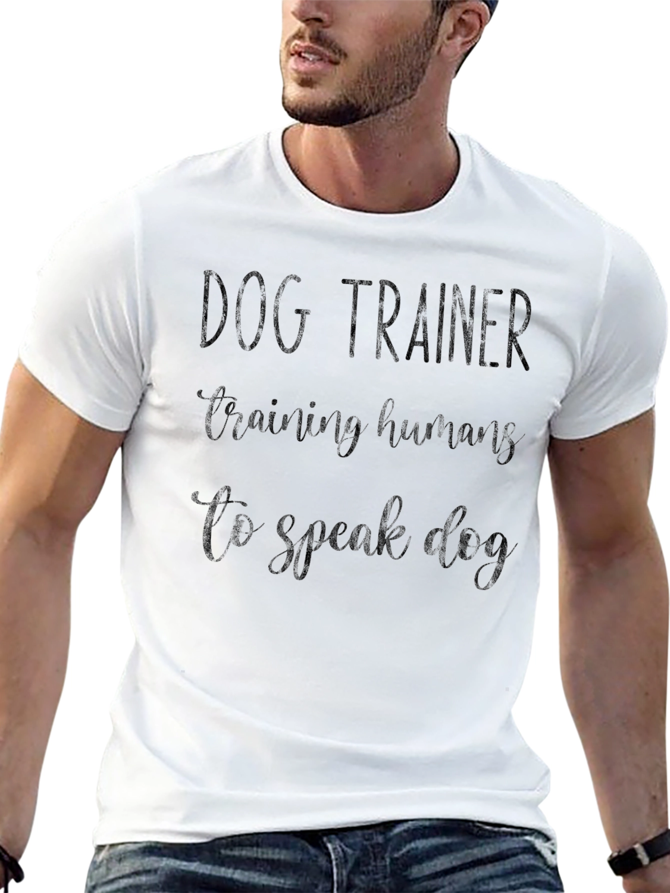 Dog Trainer Graphic Tee - Speak Dog