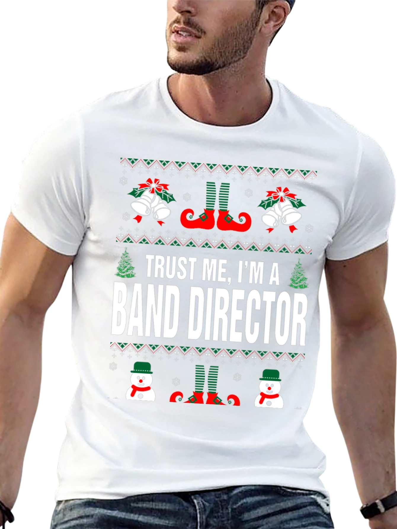 Trust Me Im A Band Director Christmas T-Shirt