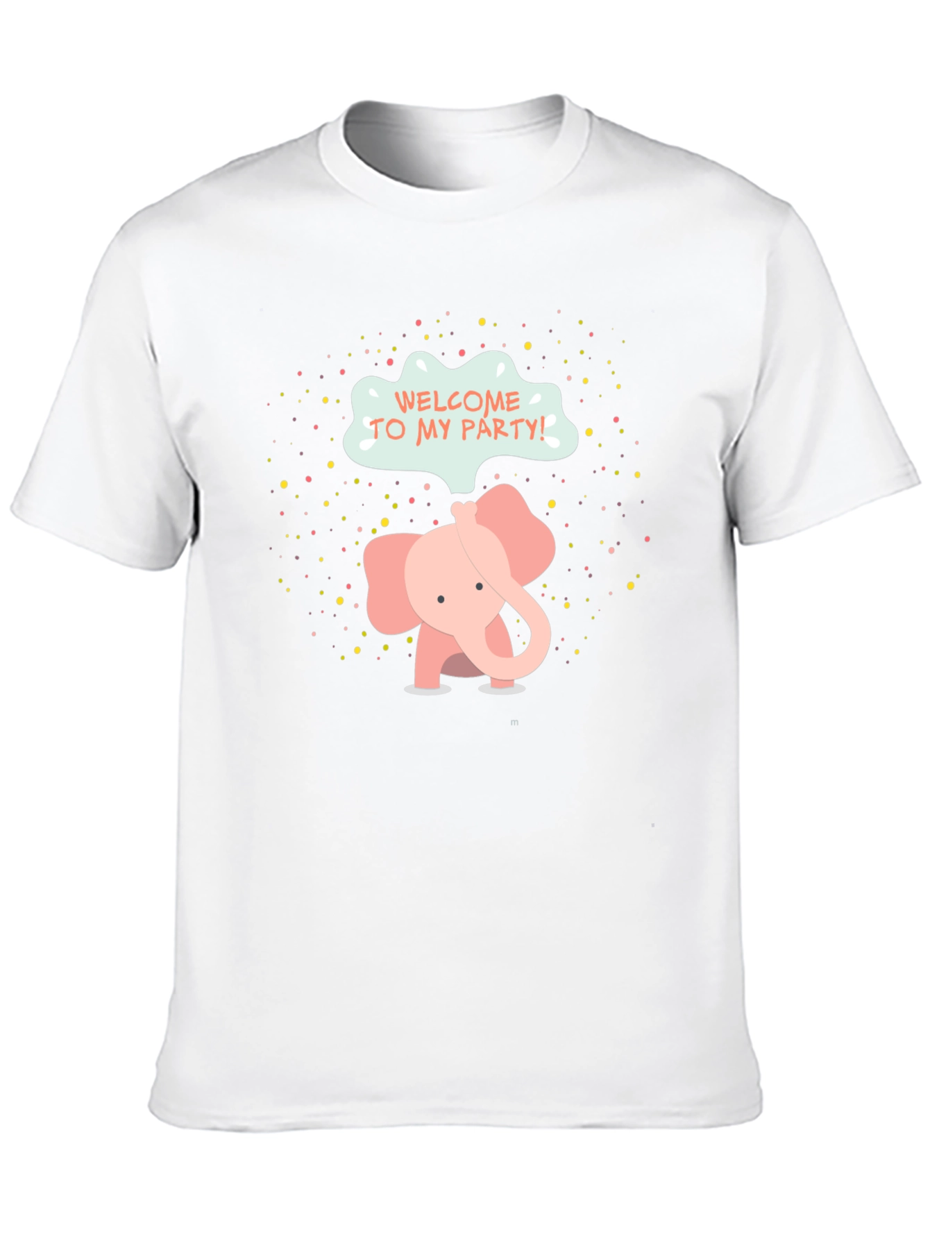 Cute Elephant Party T-Shirt - Welcome To My Party