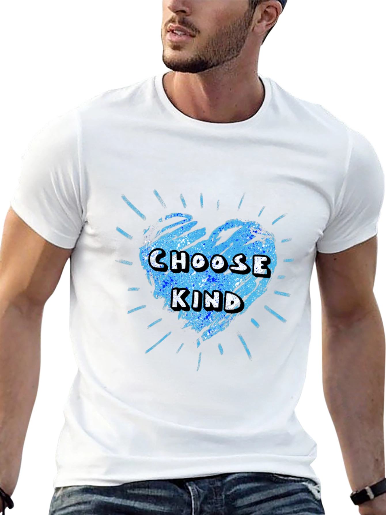 Choose Kind Graphic Tee - Kindness Heart T-Shirt