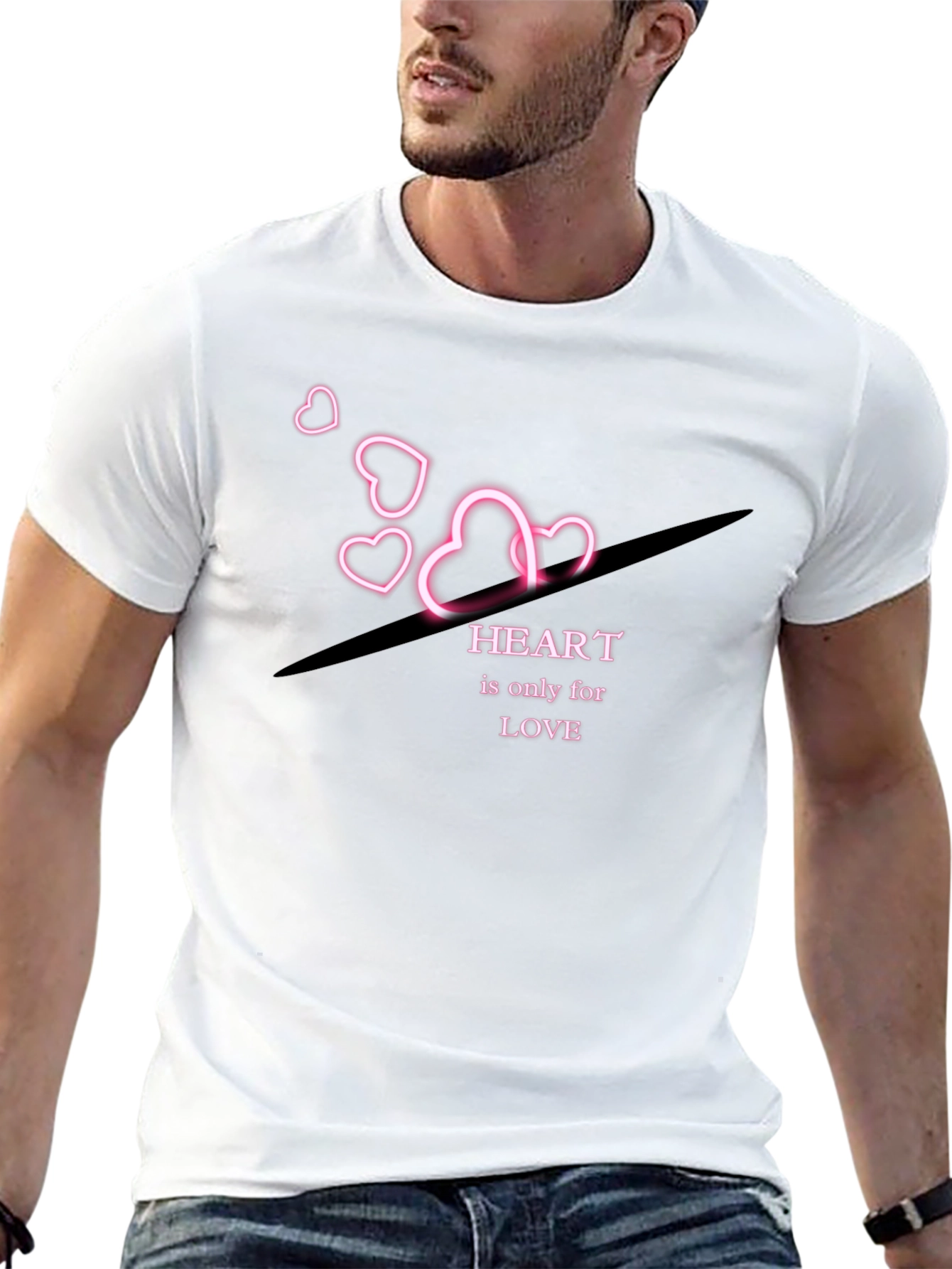 Heart is Only for Love - Graphic T-Shirt