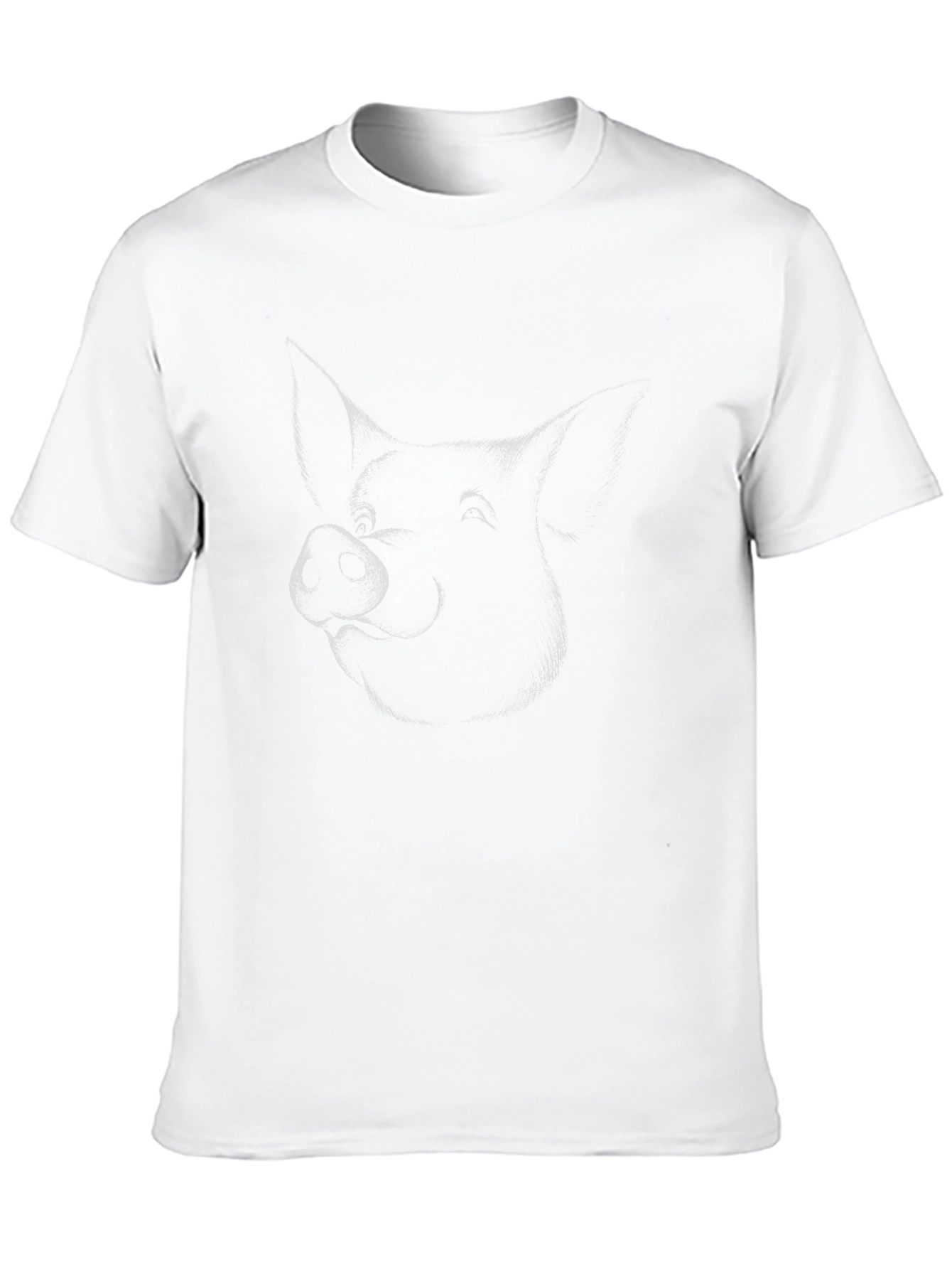 Black Pig Sketch Graphic Tee
