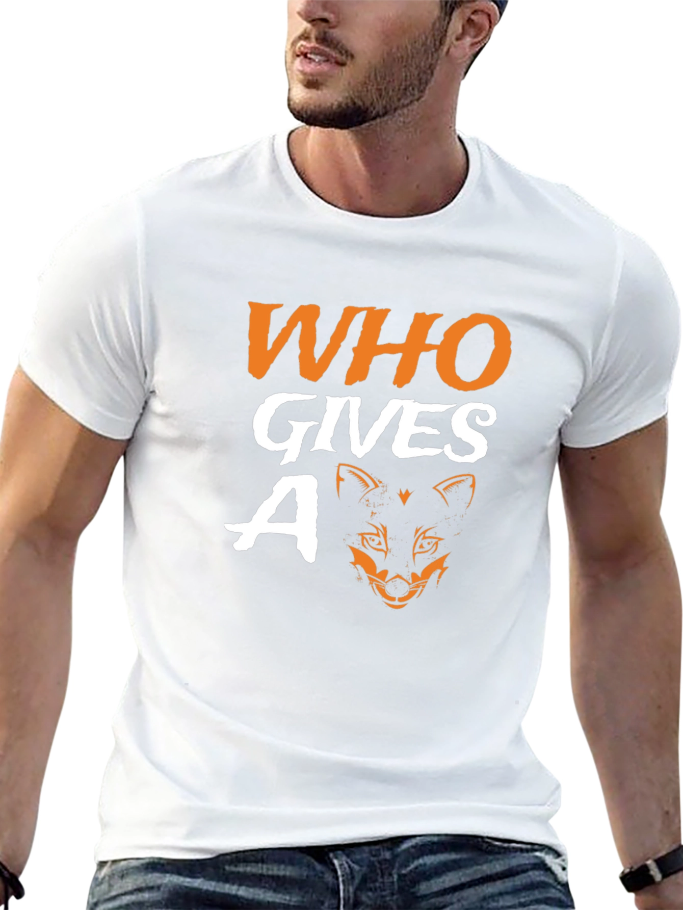 Who Gives a Fox T-Shirt - Novelty Graphic Tee