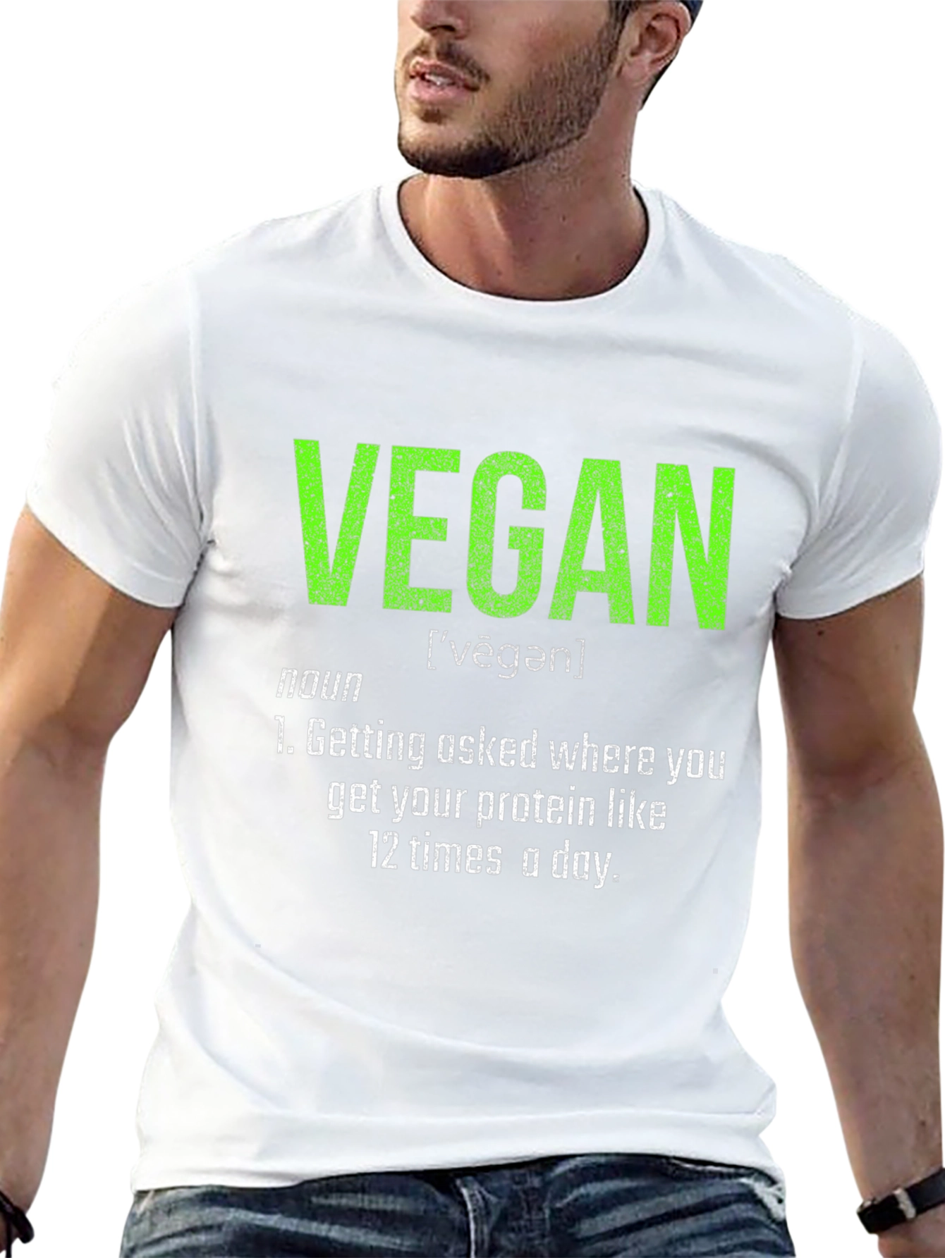 Vegan Definition T-Shirt - Protein Asker