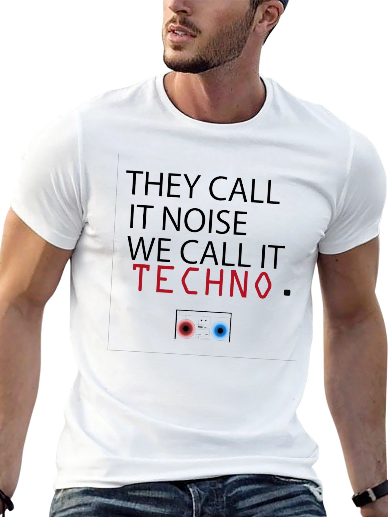 Techno Music Graphic T-Shirt