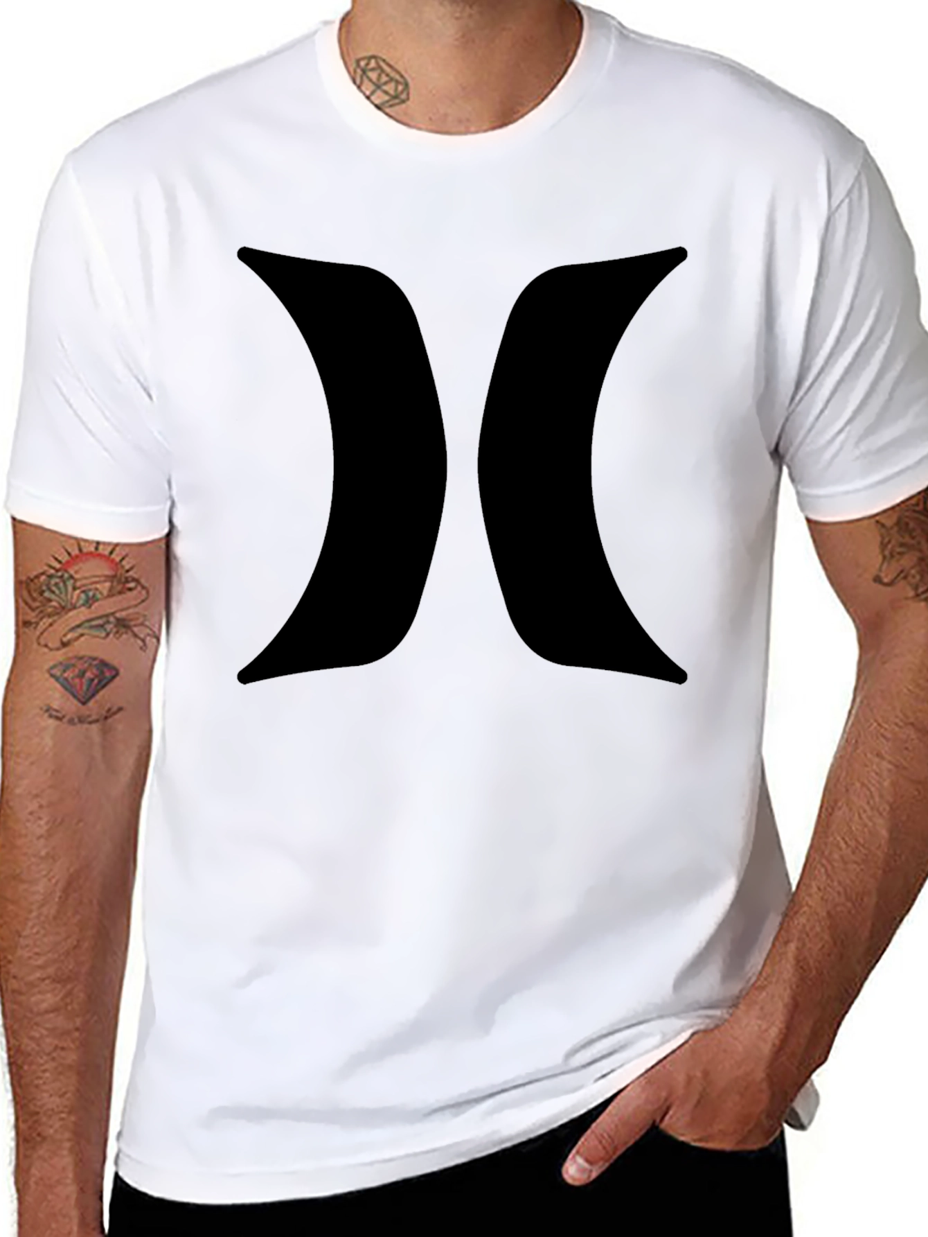 Black Hurley Logo T-Shirt - Classic Comfort