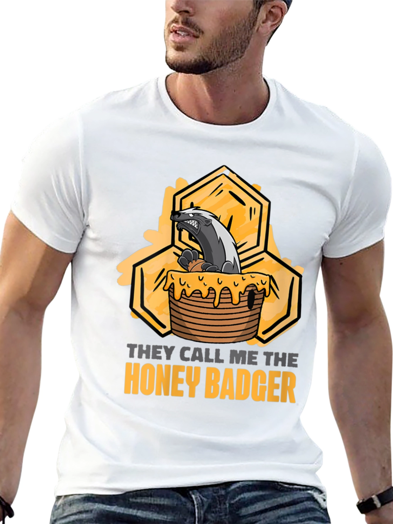Honey Badger Graphic T-Shirt - Unisex