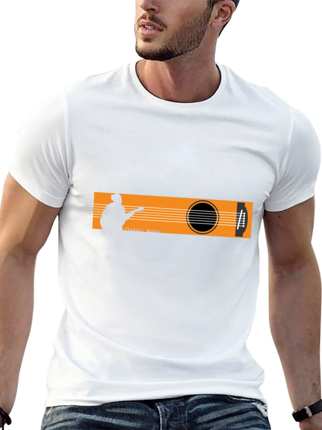 Classic Music Guitar T-Shirt