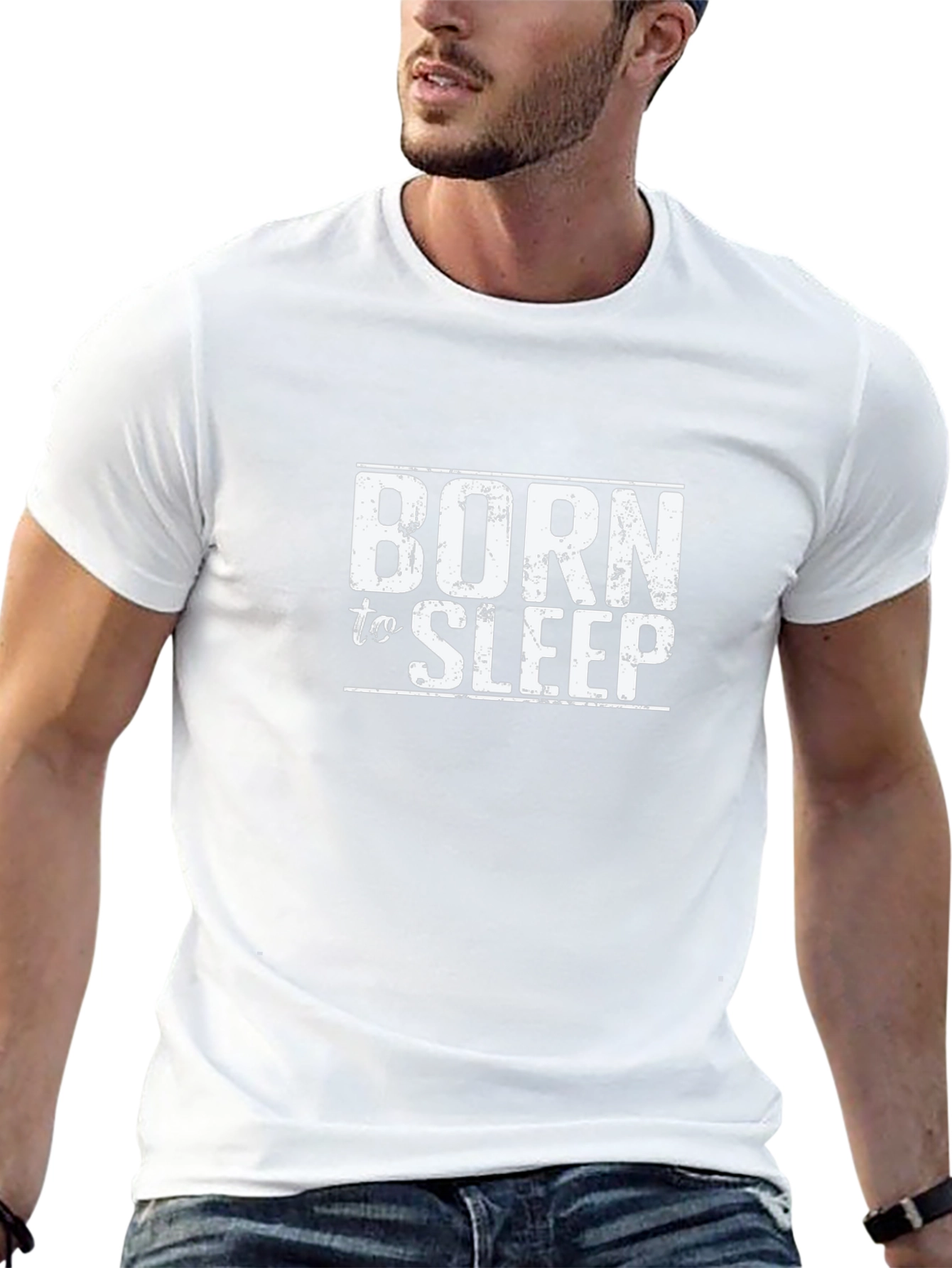 Born to Sleep Black T-Shirt