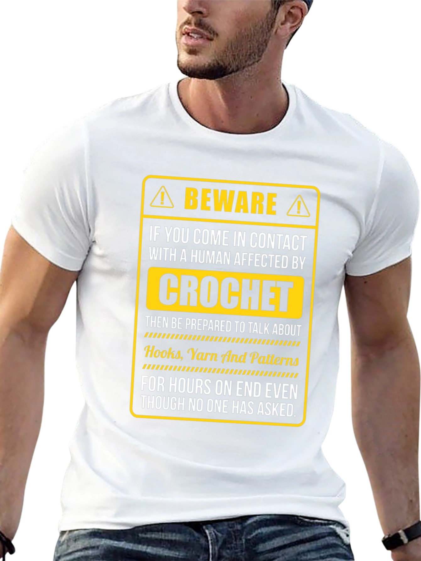 Beware Crochet T-Shirt