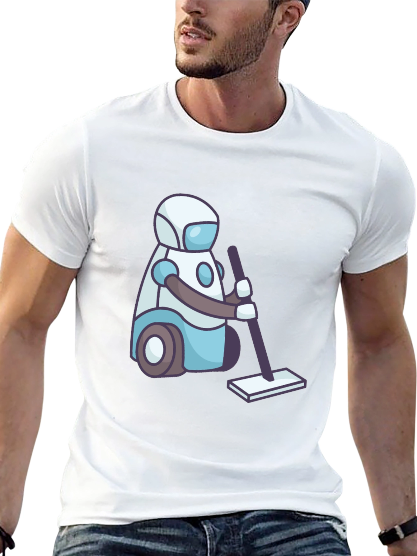 Robot Vacuum T-Shirt - Fun and Unique Design
