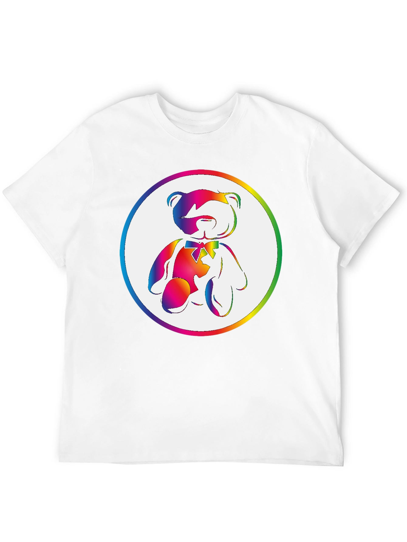 Rainbow Teddy Bear Graphic Tee