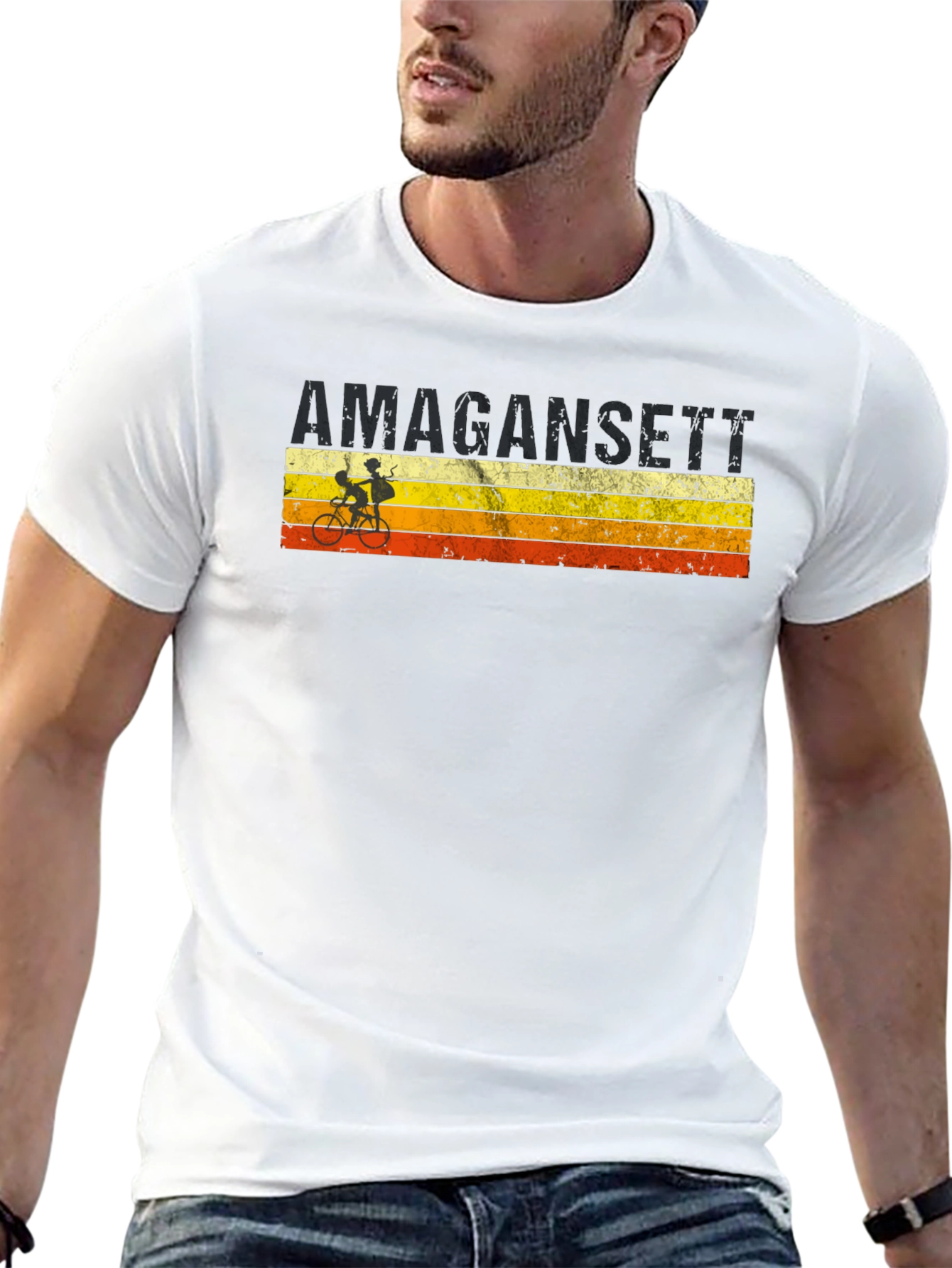 Amagansett Retro Cycling T-Shirt