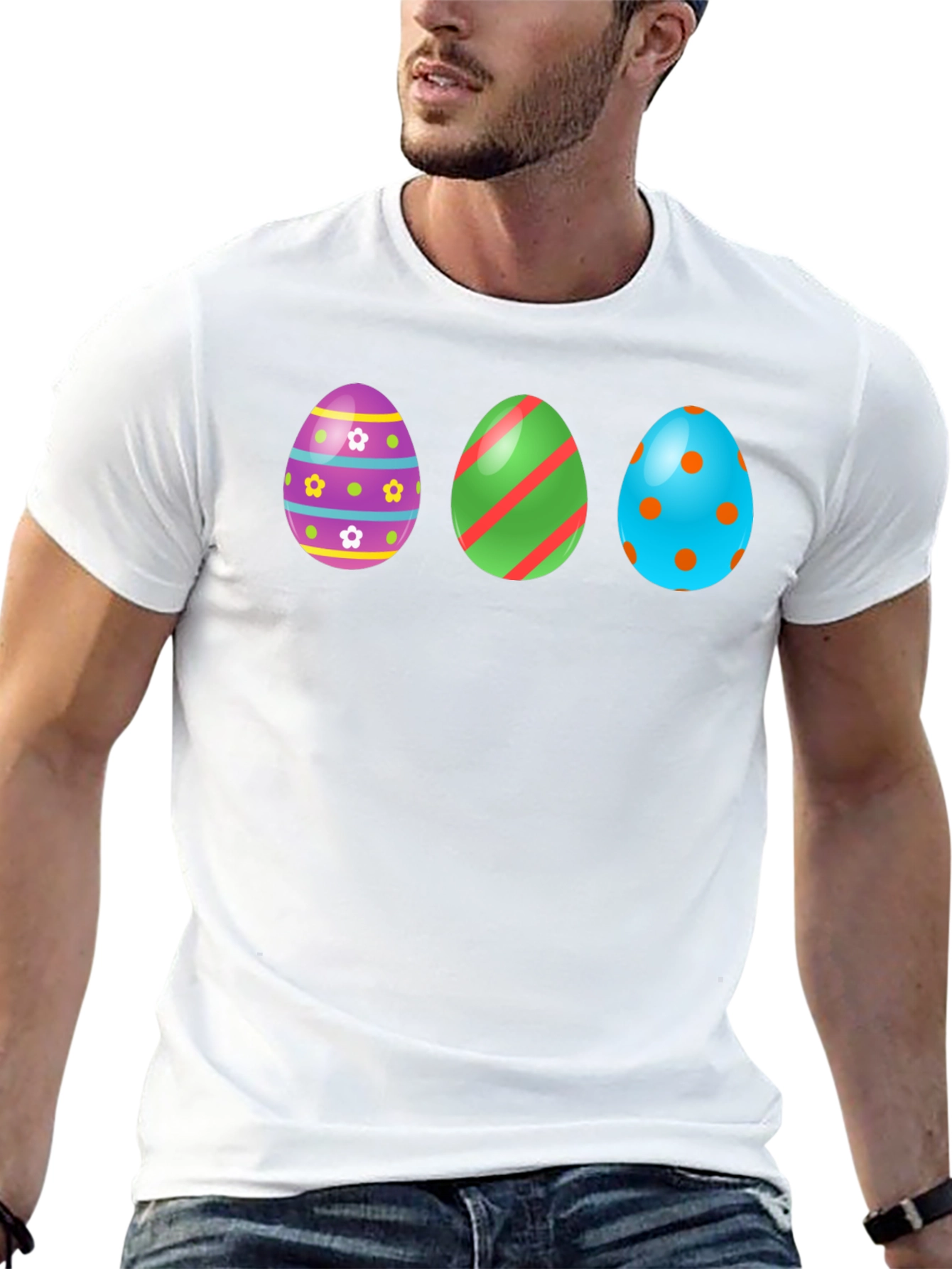 Easter Egg Pattern T-Shirt
