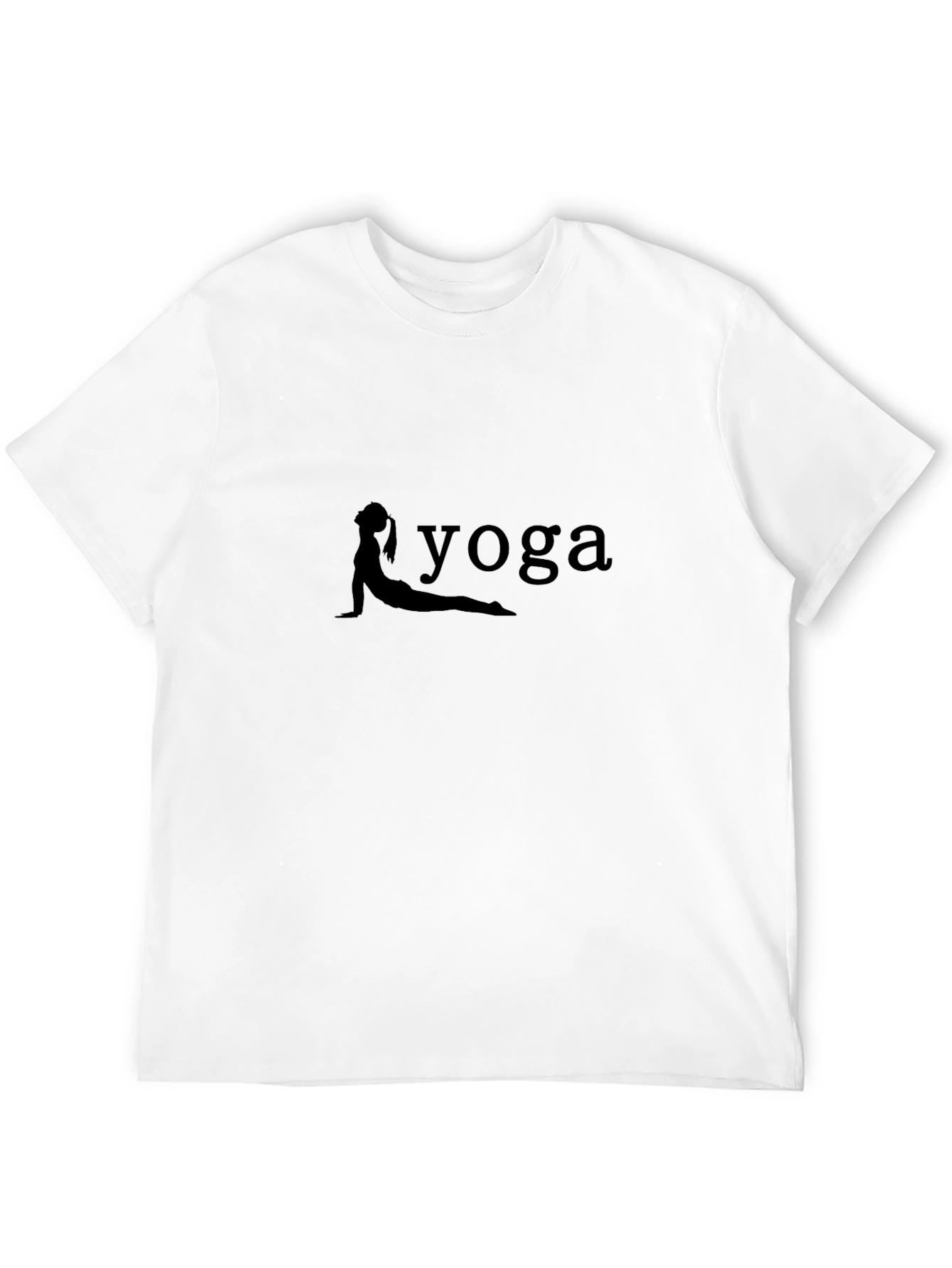Yoga Pose T-Shirt - Mens Black Graphic Tee