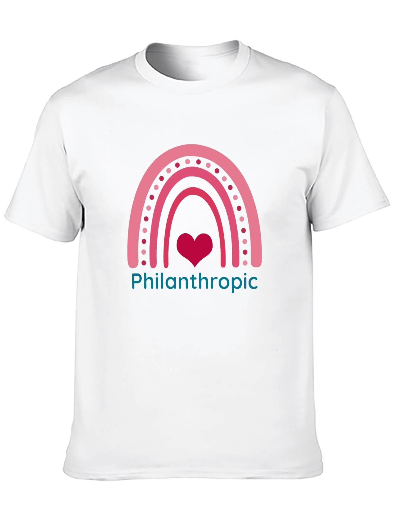 Philanthropic Rainbow Heart T-Shirt
