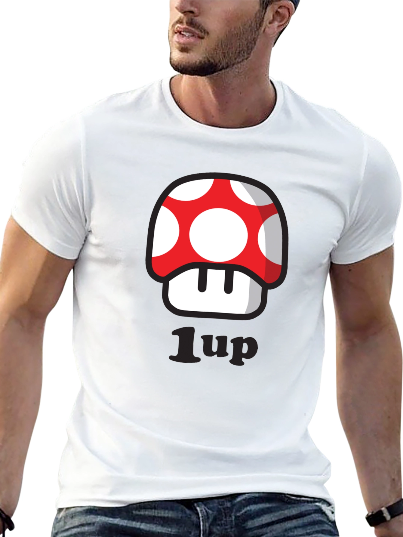1-Up Mushroom T-Shirt - Gamer Style!