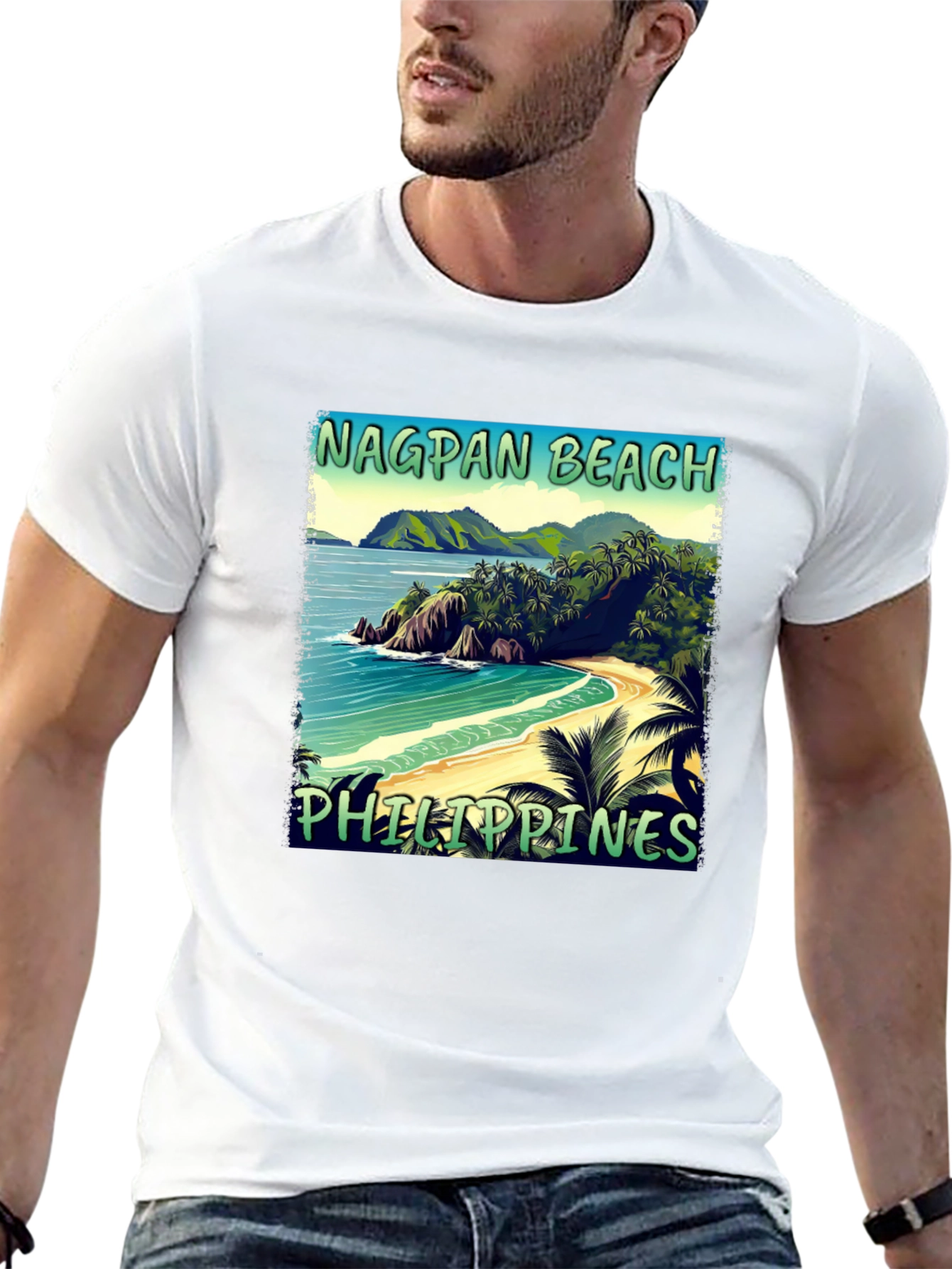 Nagpan Beach Philippines T-Shirt - Island Getaway