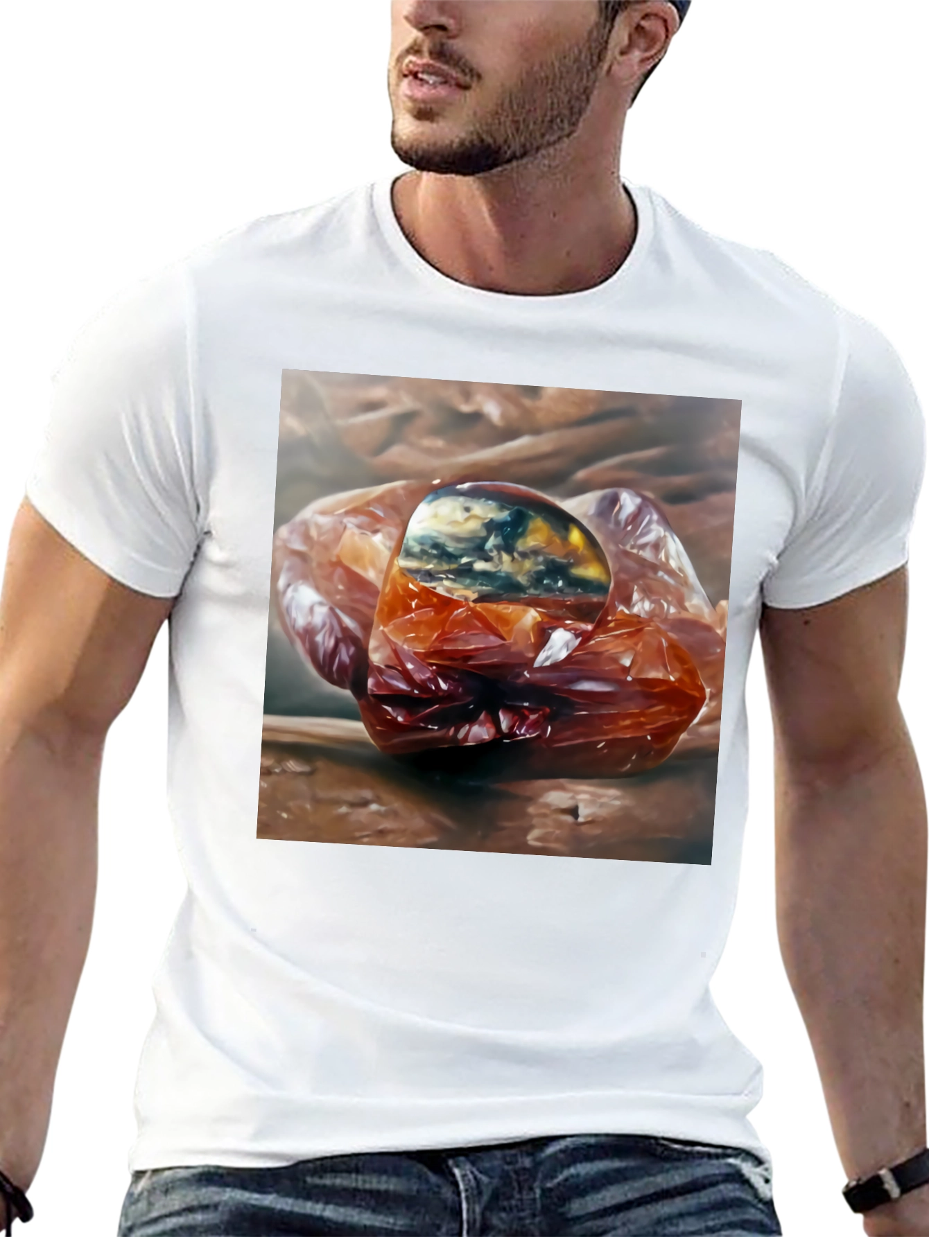 Abstract Gem T-Shirt - Unique Graphic Tee