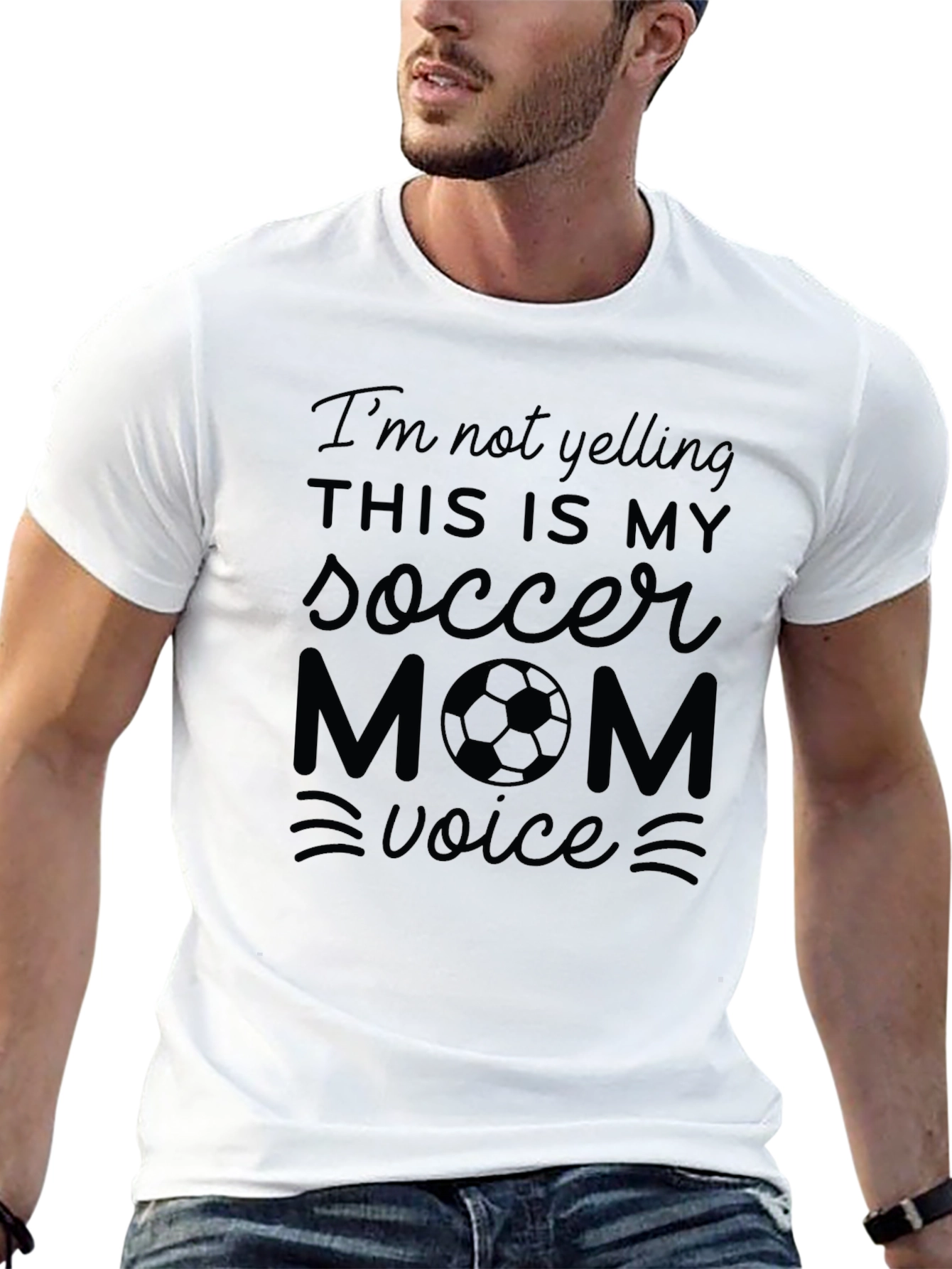 Soccer Mom Voice T-Shirt - Funny Graphic Tee