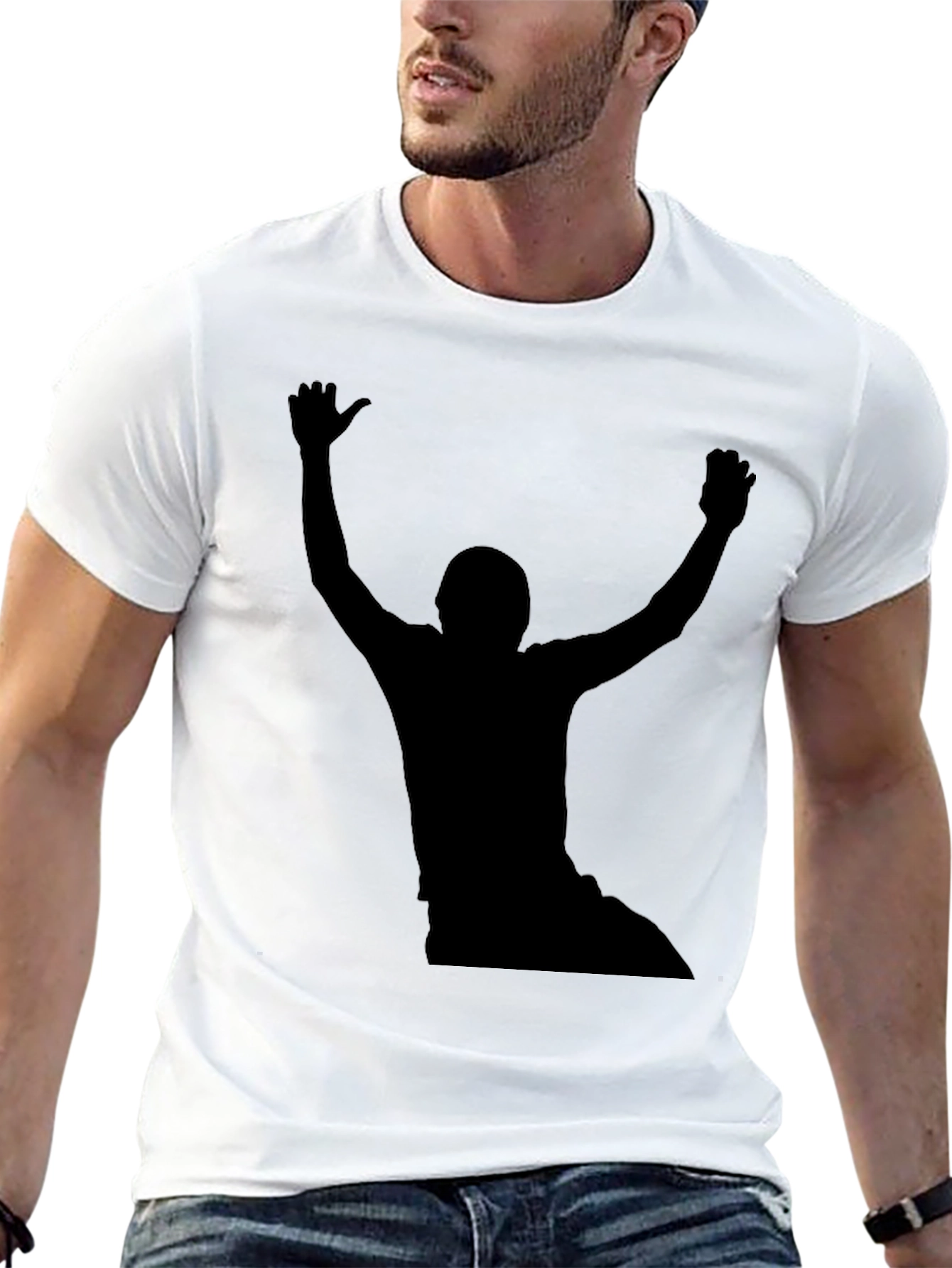 Silhouette Graphic Tee - Black