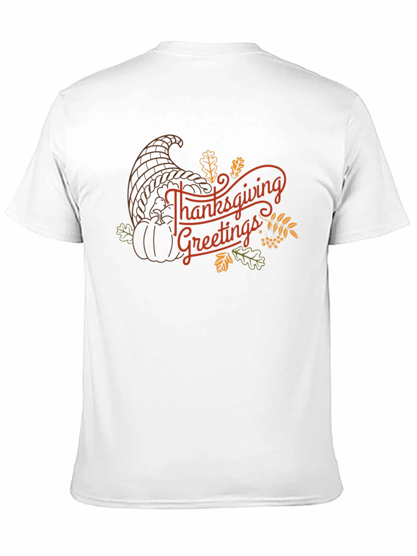 Thanksgiving Greetings Graphic T-Shirt