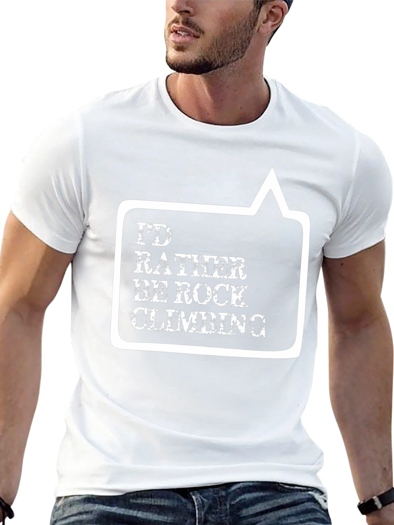 Rock Climbing Graphic Tee - Black