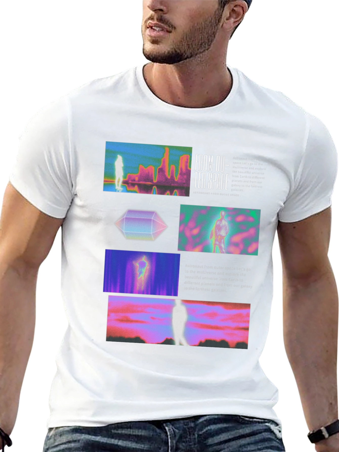 Outer Space Graphic T-Shirt