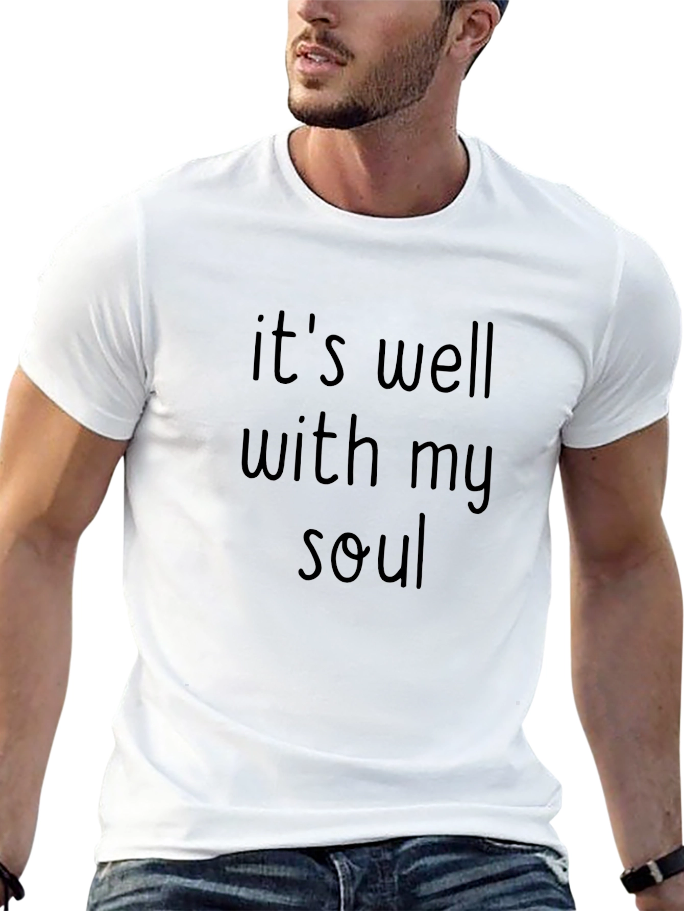 It Is Well With My Soul Black T-Shirt