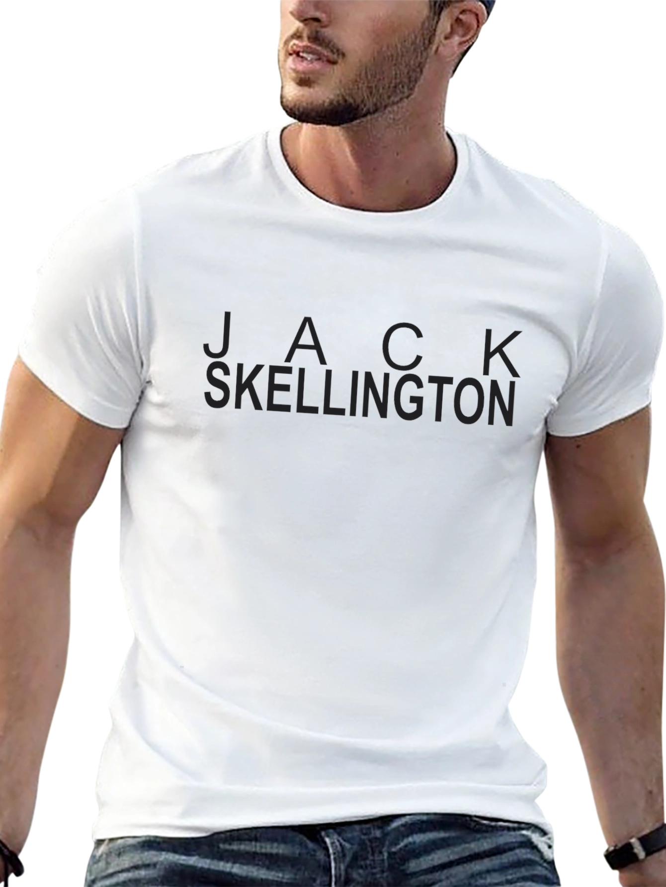 Jack Skellington Graphic Tee - Mens Black T-Shirt