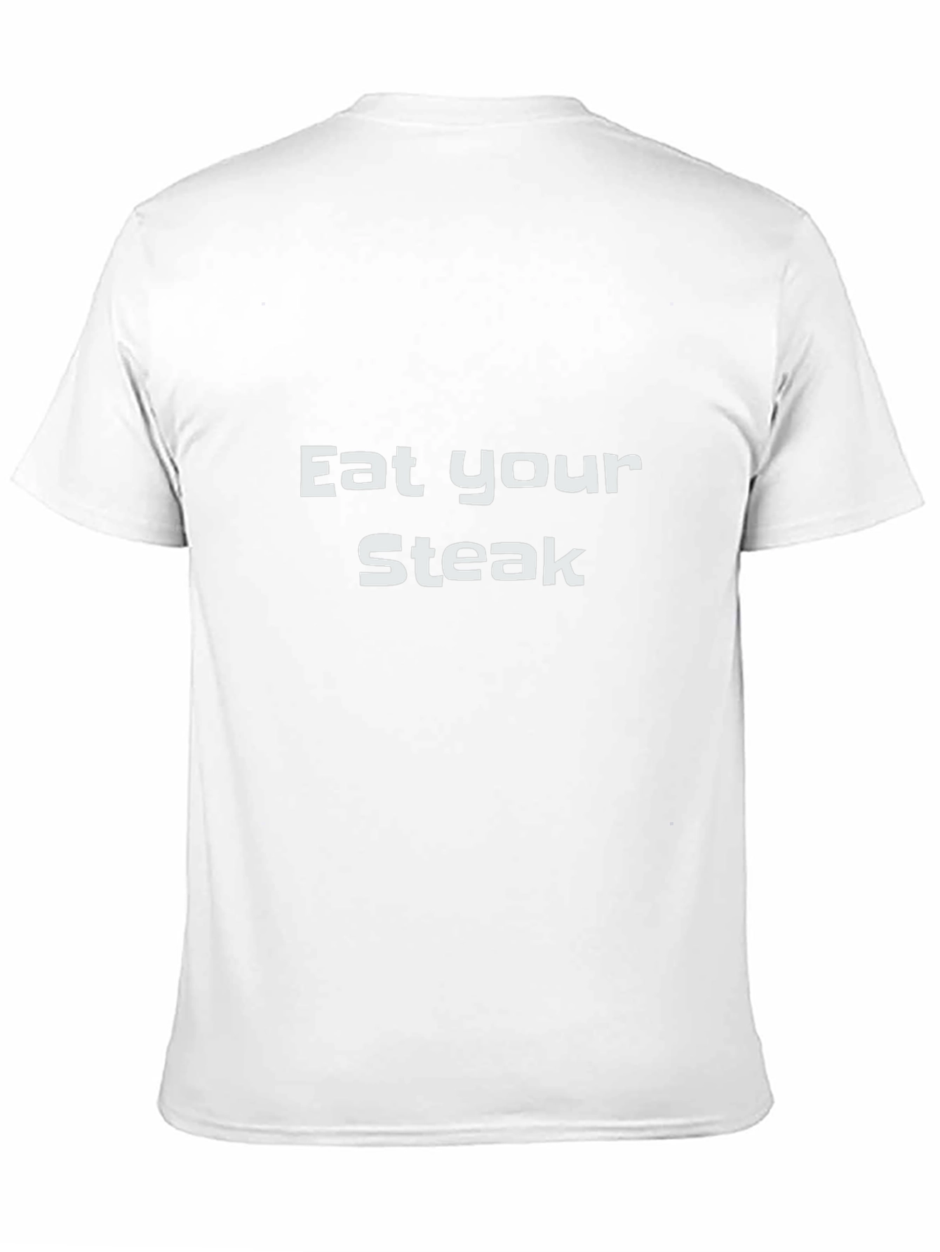 Eat Your Steak Black T-Shirt