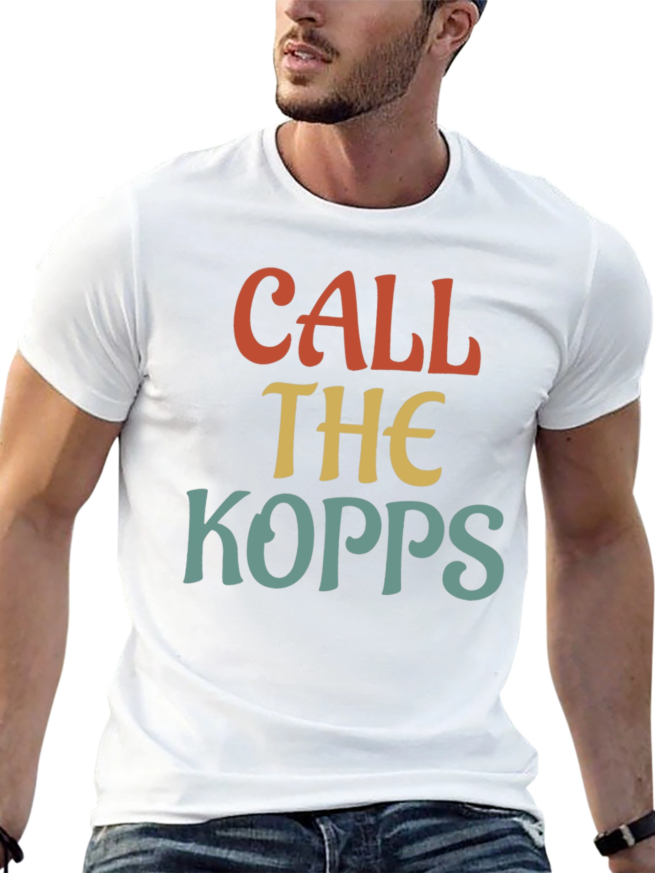 Call The Kopps Graphic Tee - Retro Style