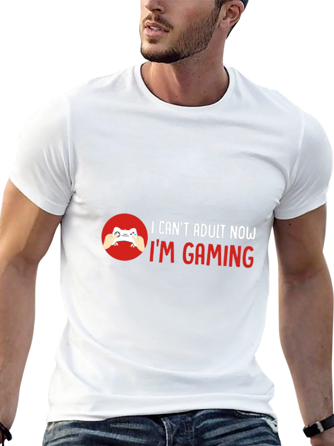 I Cant Adult Now Im Gaming Black T-Shirt