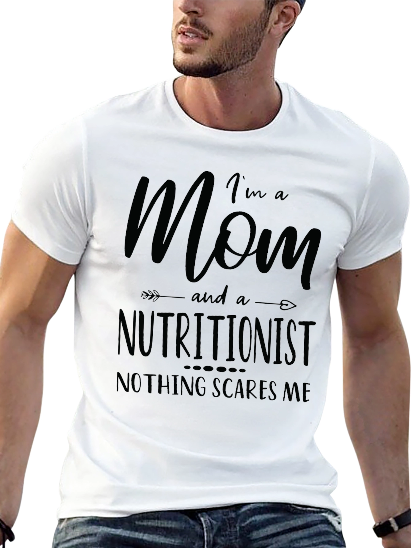 Mom Nutritionist Graphic Tee - Nothing Scares Me