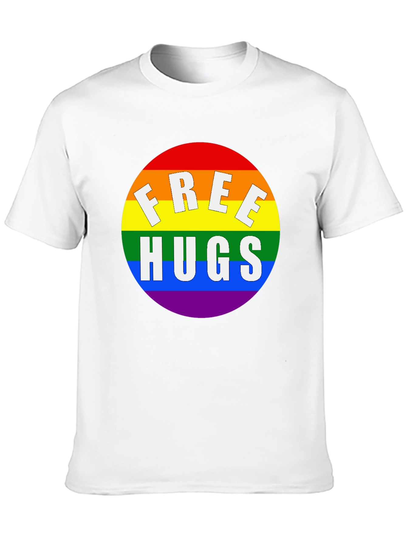 Free Hugs Rainbow Pride T-Shirt