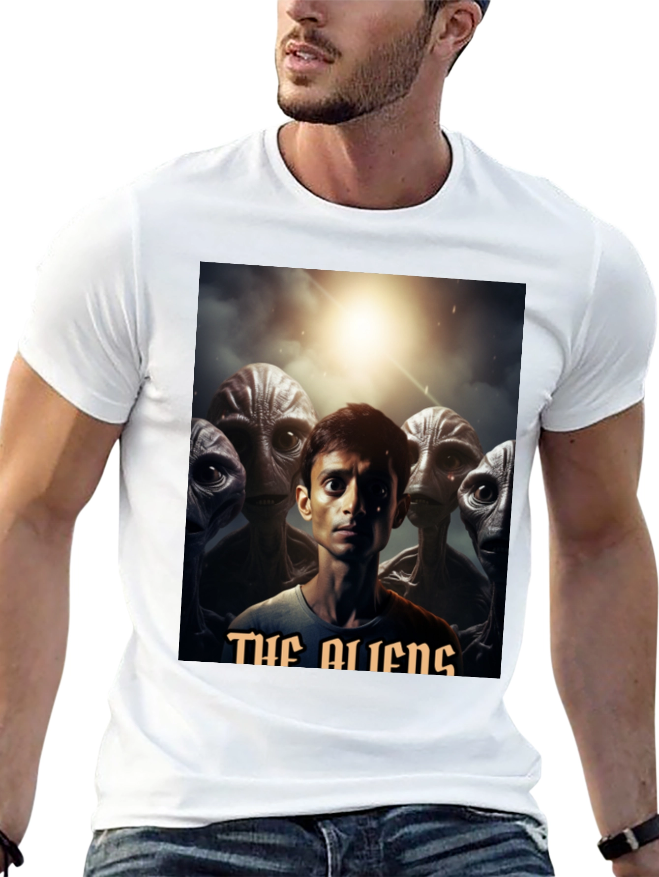 The Aliens Graphic T-Shirt - Black