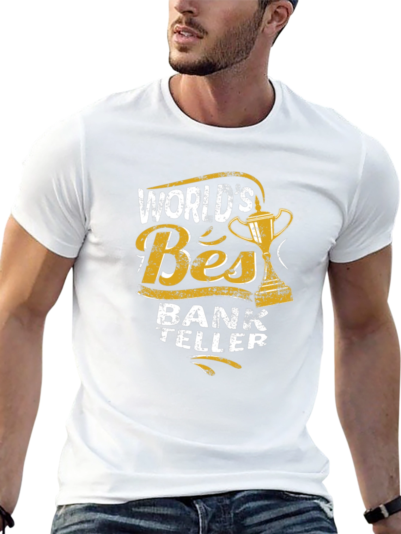 Worlds Best Bank Teller Black T-Shirt