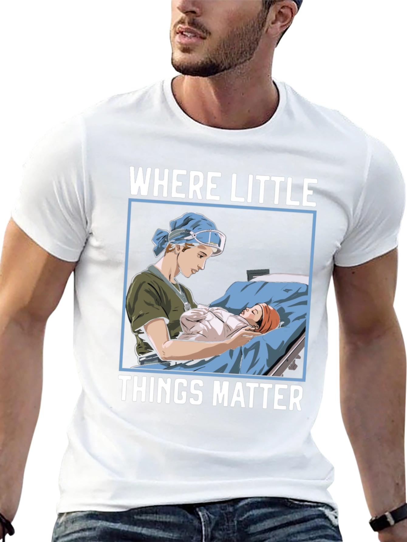 Where Little Things Matter Nurse T-Shirt