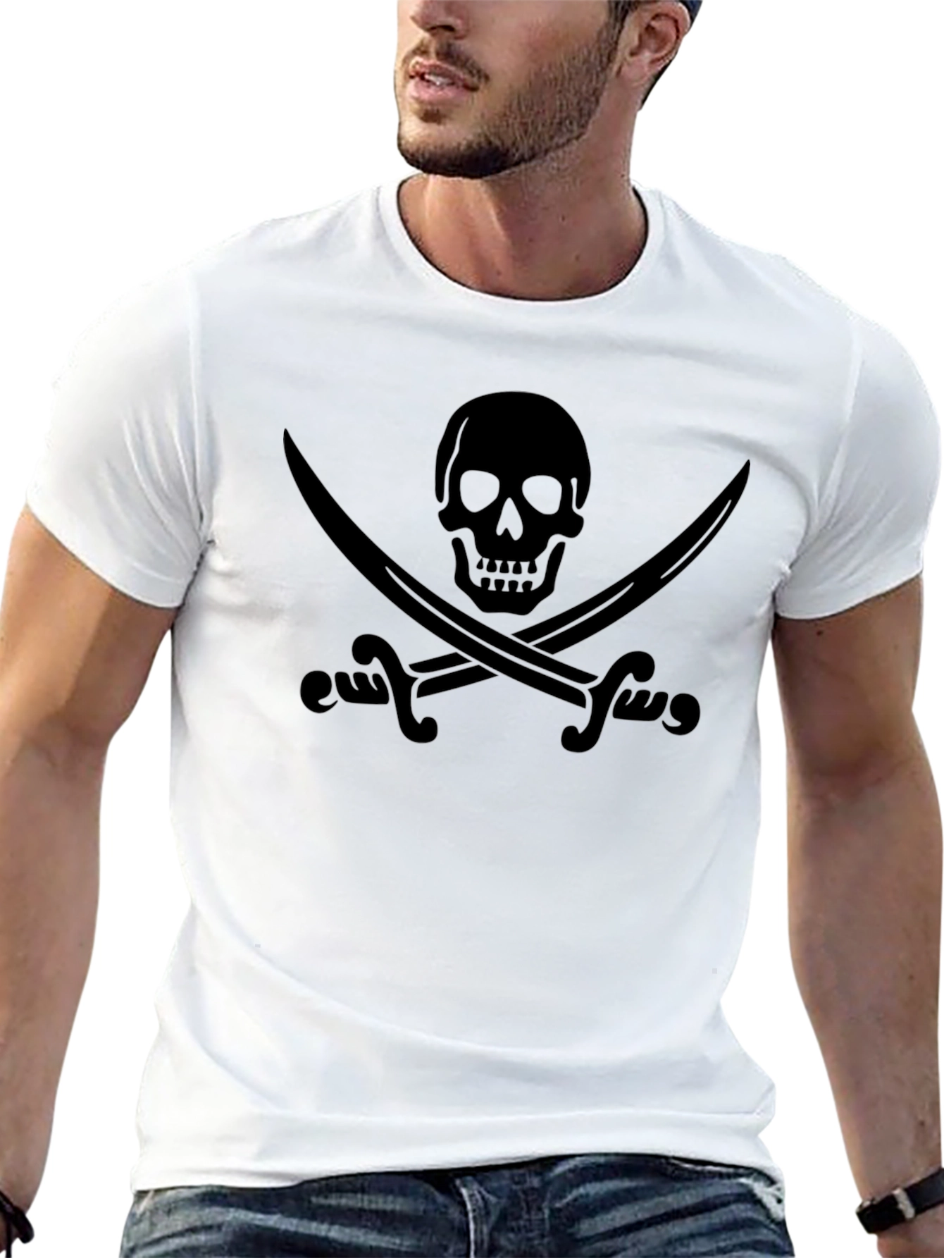Skull & Swords Graphic T-Shirt - Pirate Theme