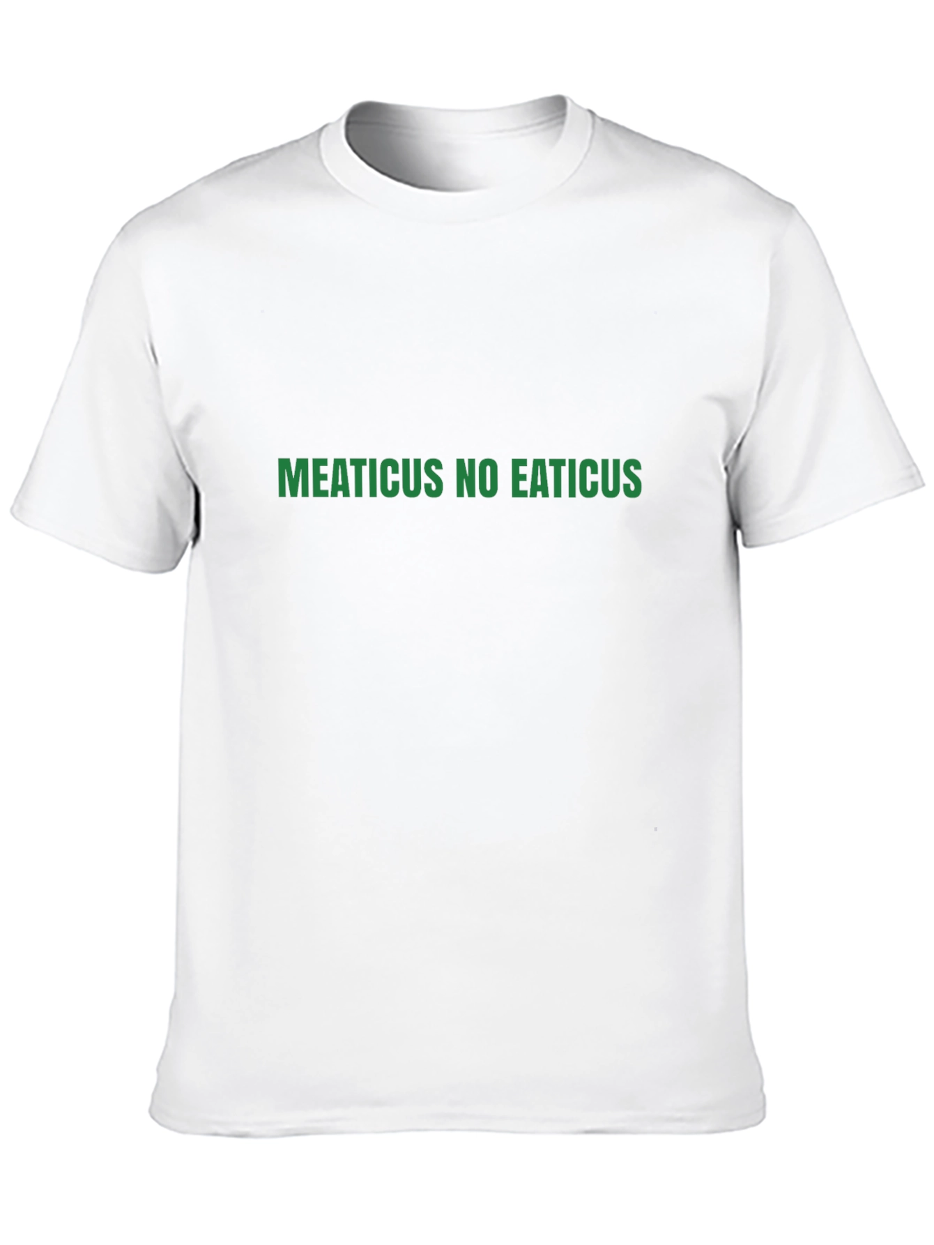 Meaticus No Eaticus - Funny Vegan Tee