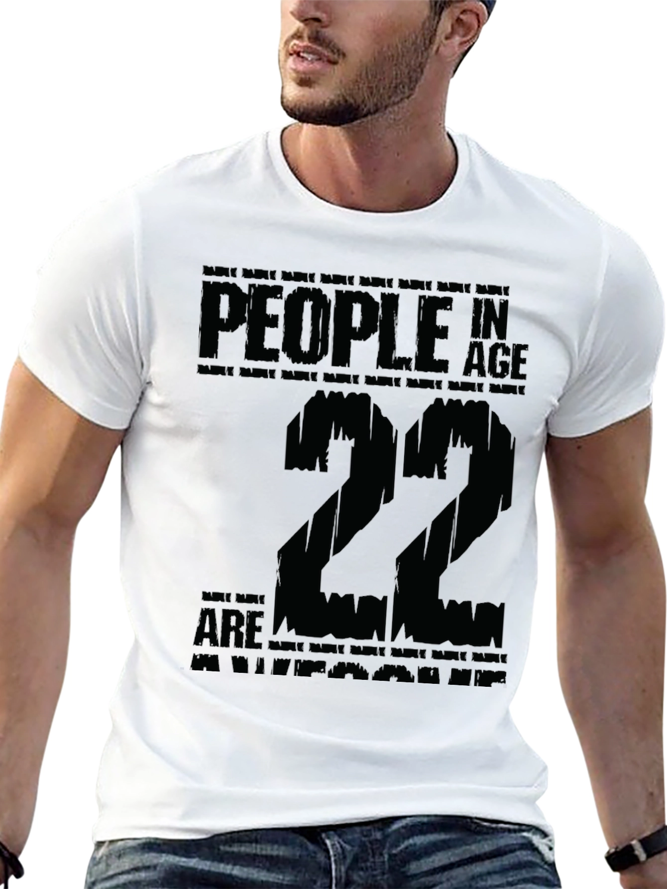 People In Age 22 T-Shirt Birthday Tee
