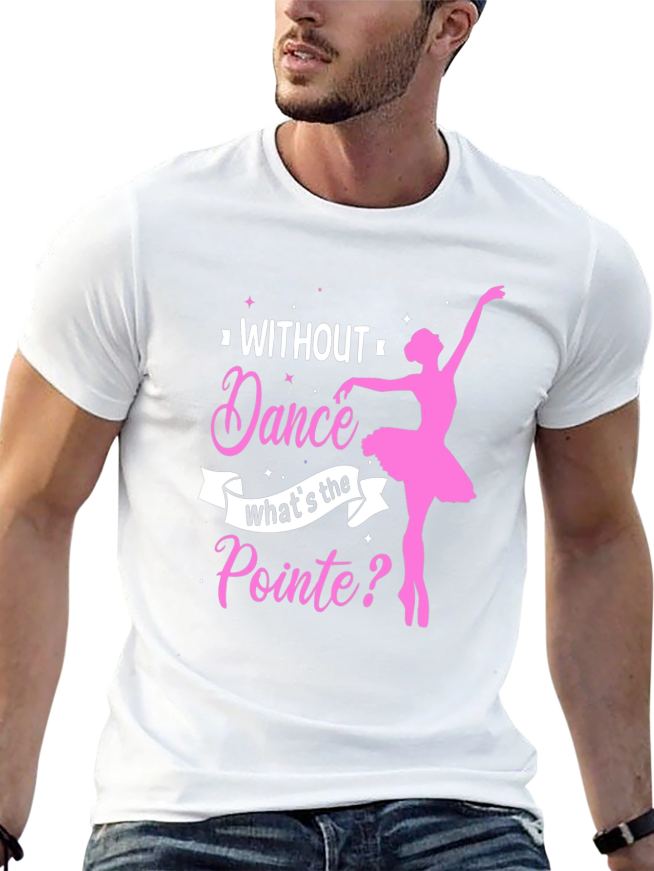 Dance Pointe T-Shirt - Ballet Dancer Graphic Tee