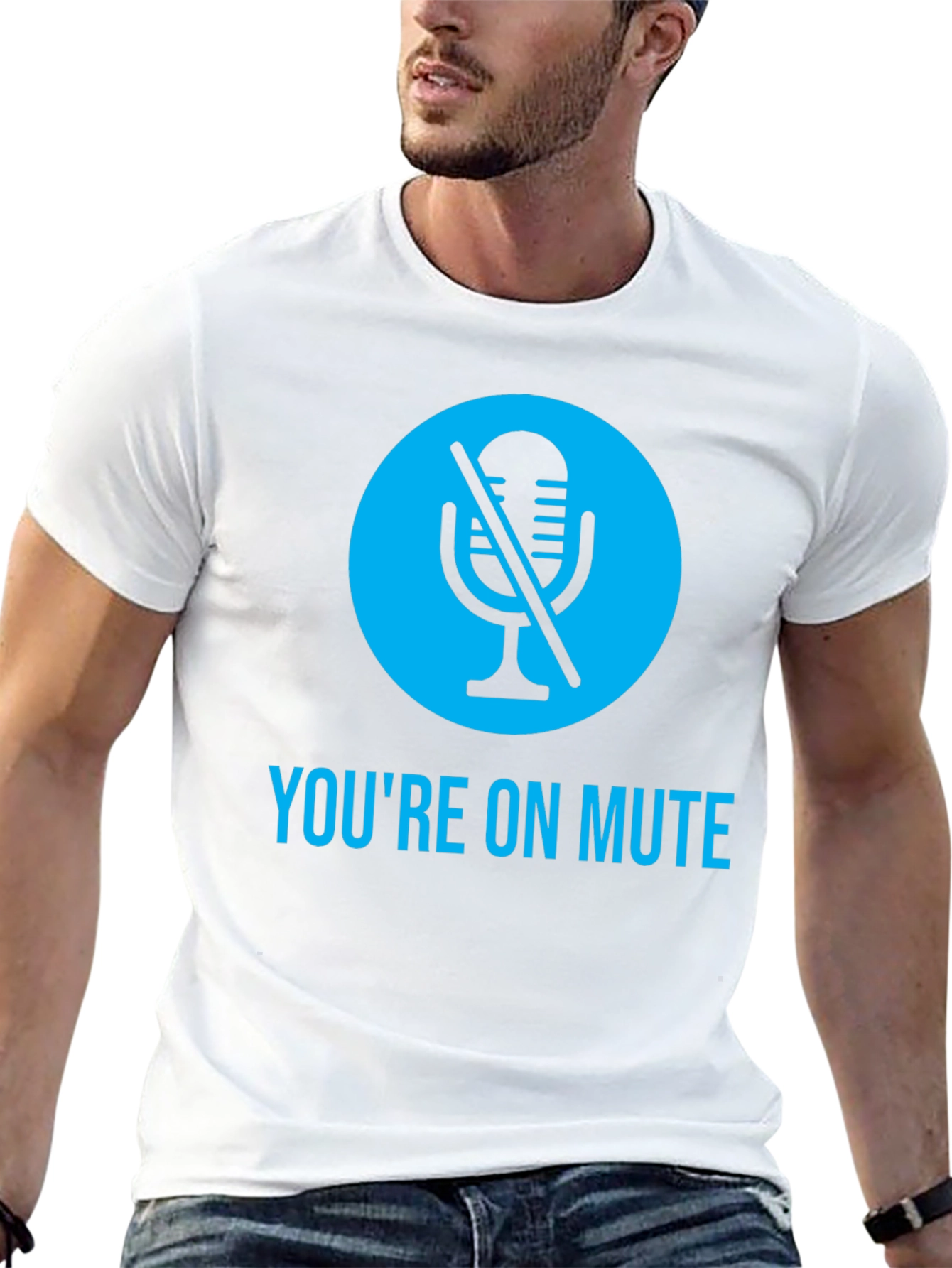 Youre On Mute Black Graphic Tee