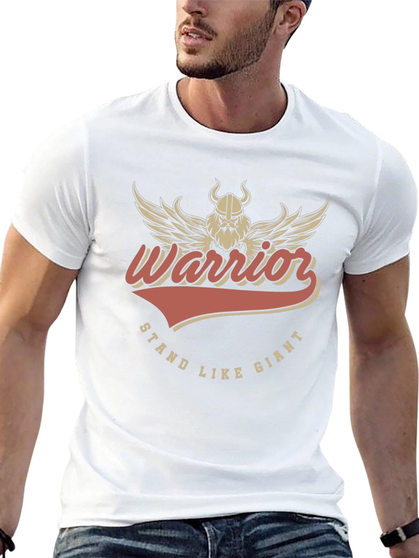Warrior Stand Like Giant Graphic T-Shirt