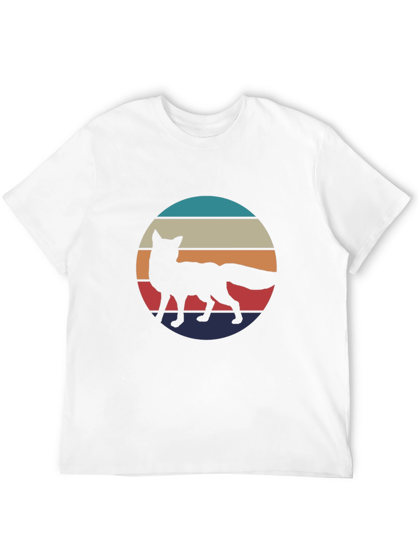 Retro Fox Silhouette Tee