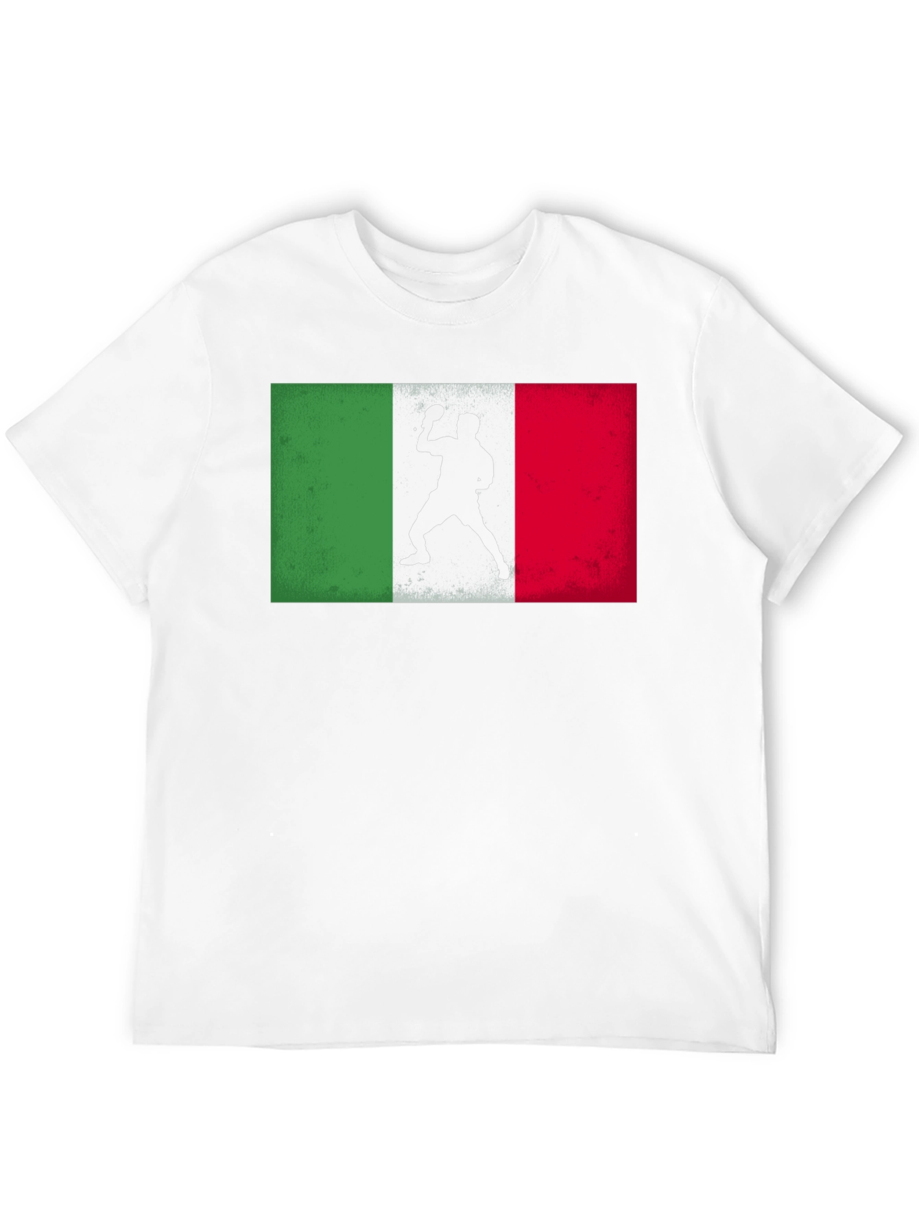 Italy Table Tennis Flag T-Shirt