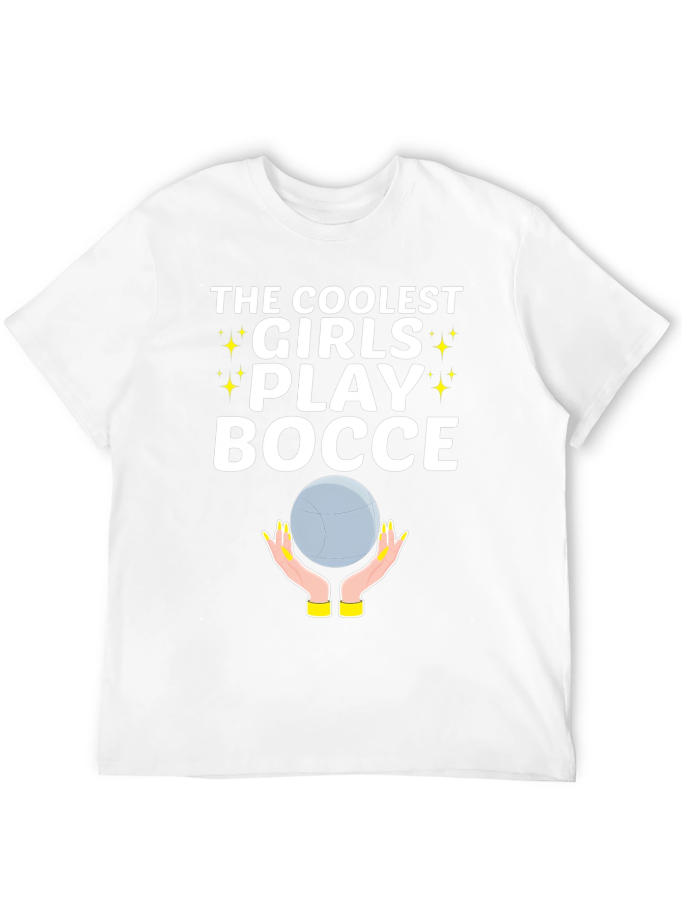 Coolest Girls Play Bocce Ball Graphic T-Shirt