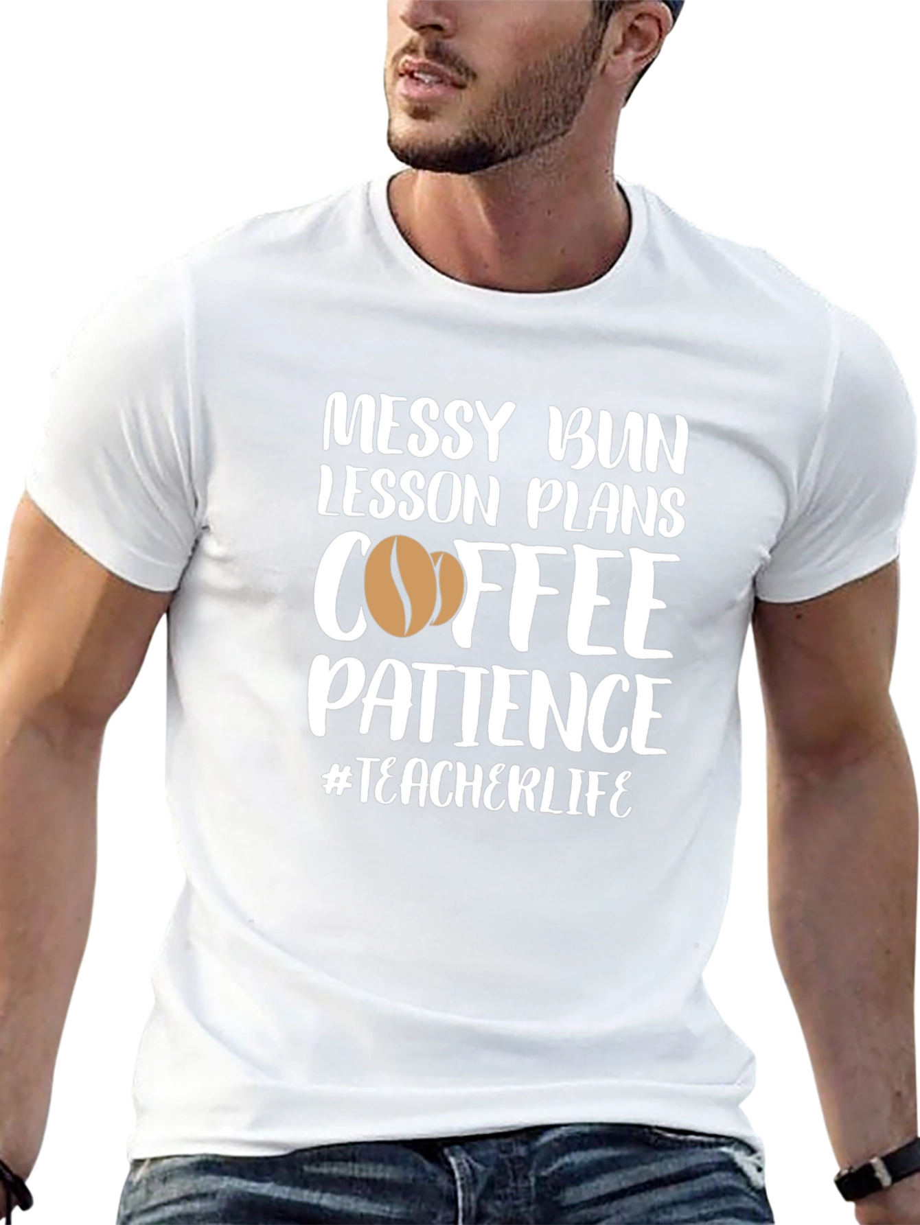 Messy Bun Teacher Life T-Shirt