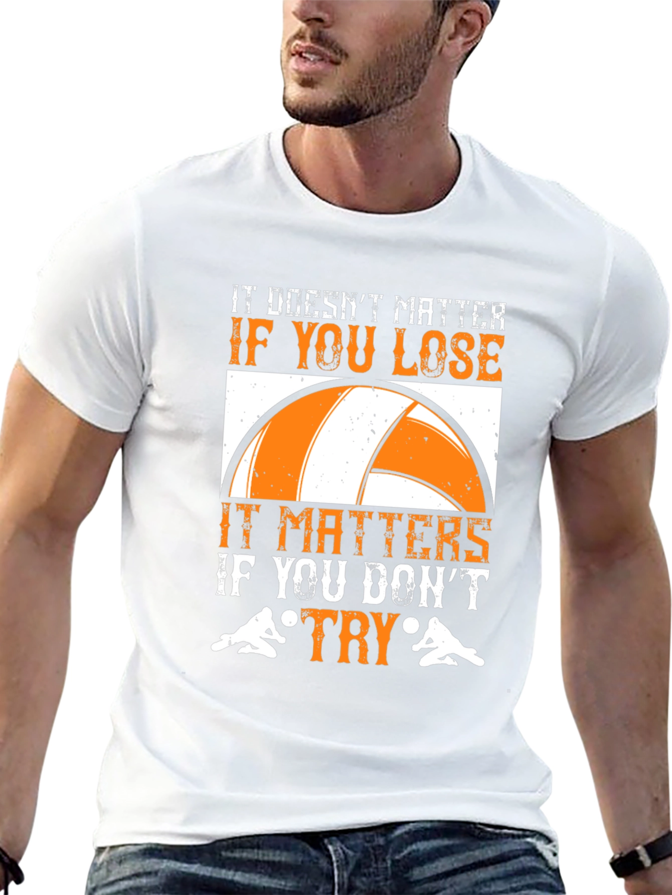 Volleyball Try Harder T-Shirt